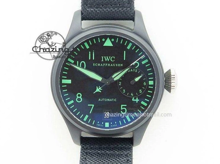 MIROTIME 0730 Big Pilot Real PR IW502701 RG YLF 1:1 Best Edition Blue Dial On Calfskin Strap A Classic 7225
